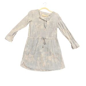 Lou & Grey Cream Long Sleeve Shirt Dress